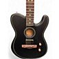 Used Fender Acoustasonic Telecaster Black Acoustic Electric Guitar