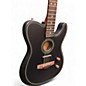 Used Fender Acoustasonic Telecaster Black Acoustic Electric Guitar