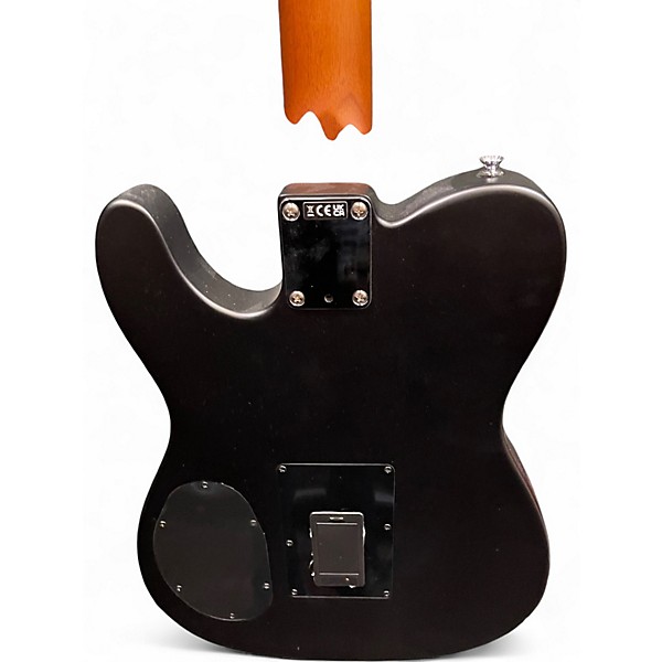Used Fender Acoustasonic Telecaster Black Acoustic Electric Guitar