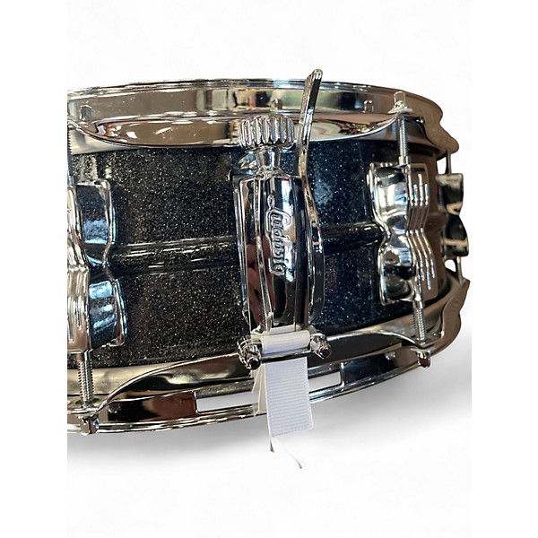 Used Ludwig 5X14 Acrolite Snare BLACK GALAXY Drum