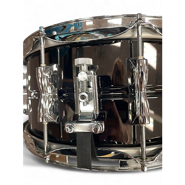 Used Yamaha 6.5in SD465AMK Signature Manu Katche Snare Black Drum