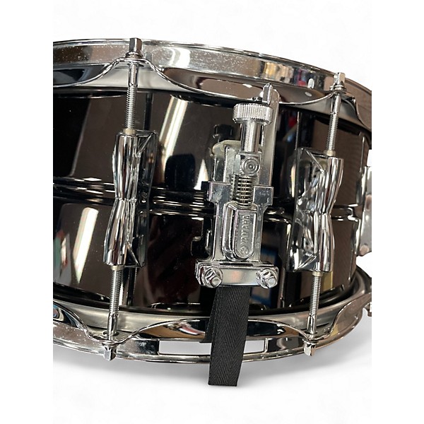 Used Yamaha 6.5in SD465AMK Signature Manu Katche Snare Black Drum