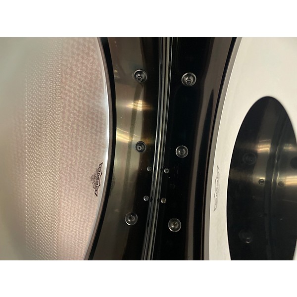 Used Yamaha 6.5in SD465AMK Signature Manu Katche Snare Black Drum