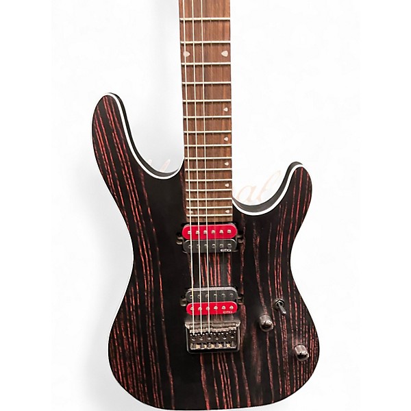 Used Cort KX300 Etched Black and Red Solid Body Electric Guitar