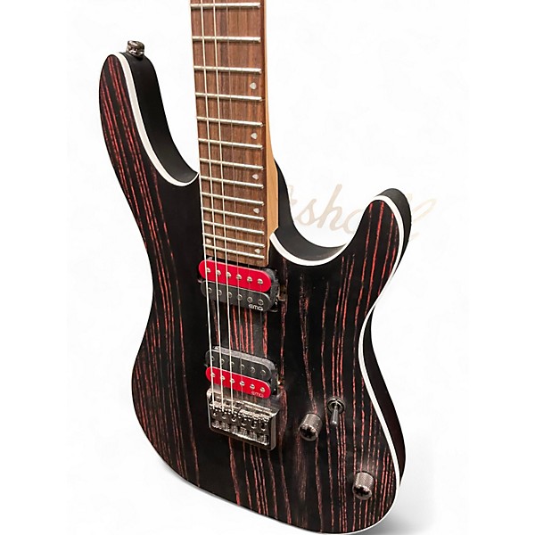 Used Cort KX300 Etched Black and Red Solid Body Electric Guitar