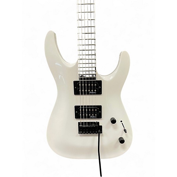 Used Jackson JS22 Dinky white Solid Body Electric Guitar