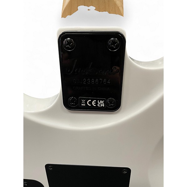 Used Jackson JS22 Dinky white Solid Body Electric Guitar