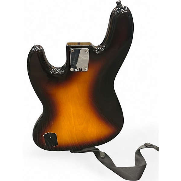 Used Fender Deluxe Active Jazz Bass 2 Color Sunburst Electric Bass Guitar