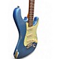 Used Fender Custom Shop W22 LTD 63 Stratocaster Relic Aged Lake Placid Blue Solid Body Electric Guitar