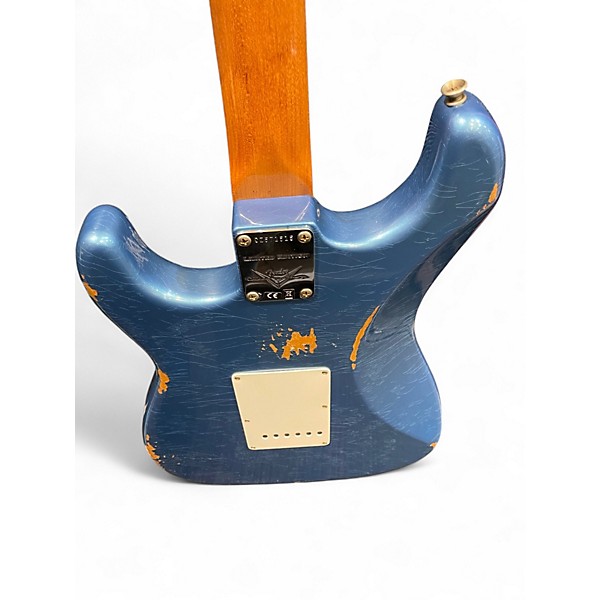 Used Fender Custom Shop W22 LTD 63 Stratocaster Relic Aged Lake Placid Blue Solid Body Electric Guitar