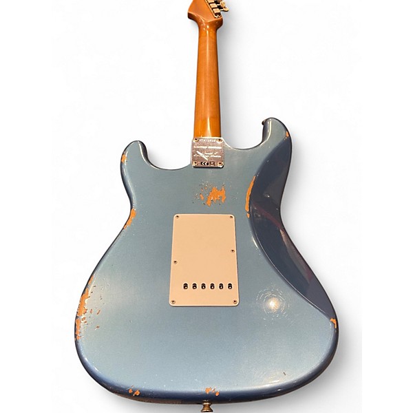 Used Fender Custom Shop W22 LTD 63 Stratocaster Relic Aged Lake Placid Blue Solid Body Electric Guitar