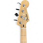 Used Fender Standard Precision Bass Olympic White Electric Bass Guitar