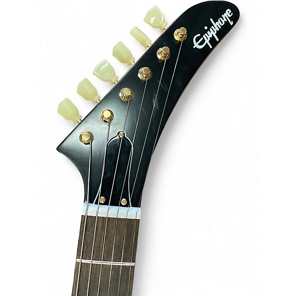 Used Epiphone Korina 1958 Explorer Natural Solid Body Electric Guitar