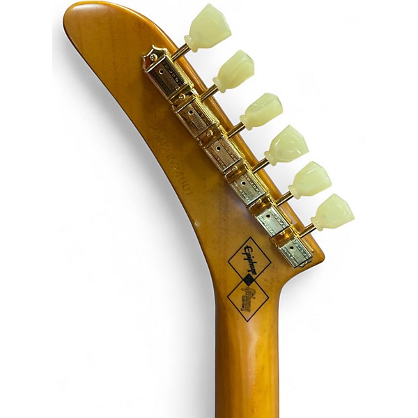 Used Epiphone Korina 1958 Explorer Natural Solid Body Electric Guitar