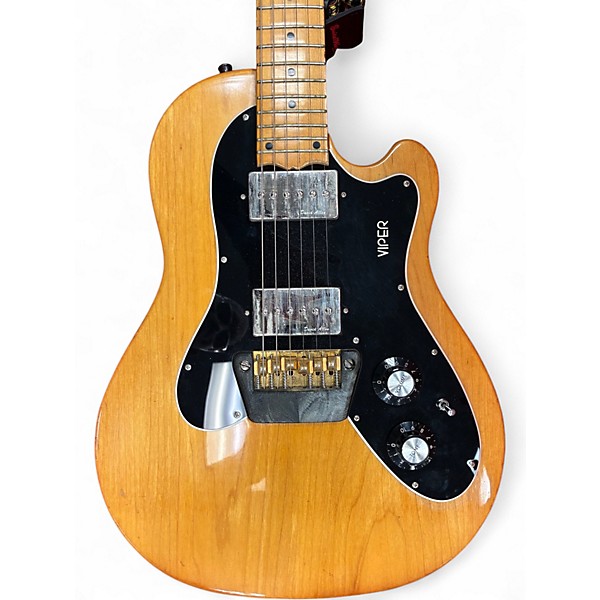 Vintage 1970s Ovation Viper Natural Solid Body Electric Guitar