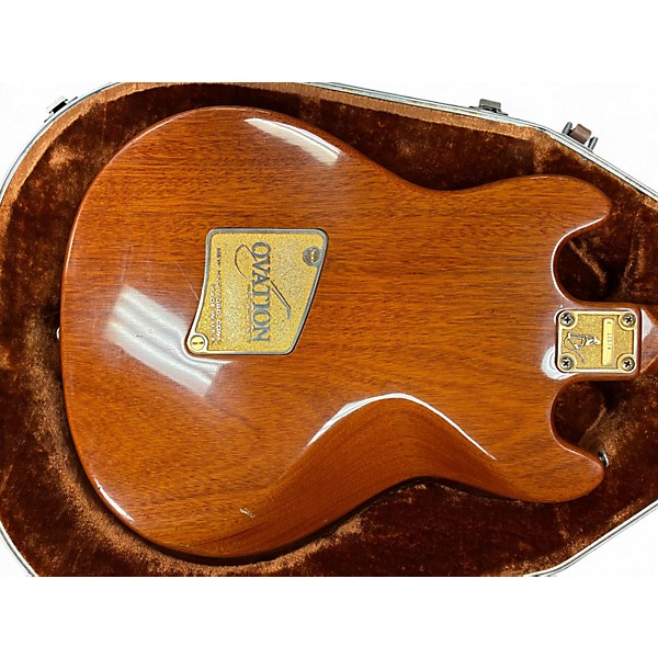 Vintage 1970s Ovation Preacher Natural Solid Body Electric Guitar