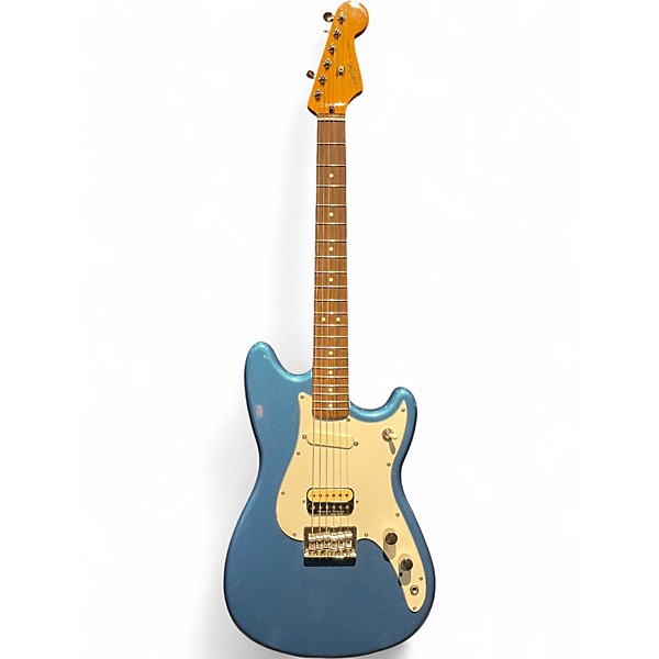 Used Squier Classic Vibe Duo Sonic Lake Placid Blue Solid Body Electric Guitar