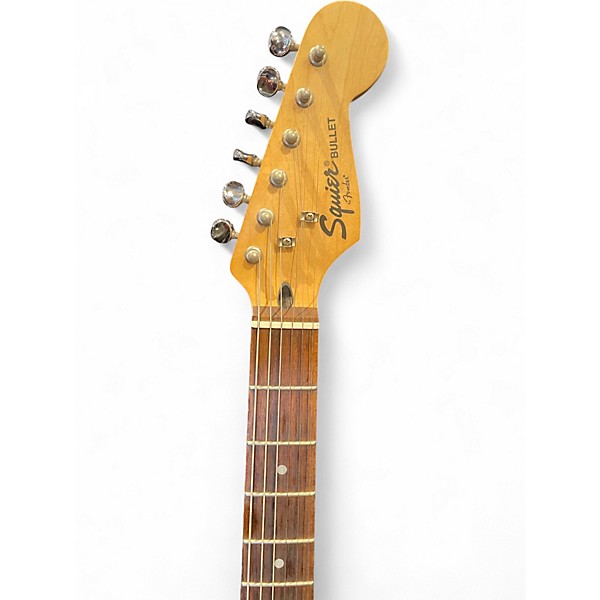 Used Squier Bullet Stratocaster Hardtail Blue Solid Body Electric Guitar