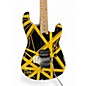 Used EVH Striped Series Black and Yellow Solid Body Electric Guitar