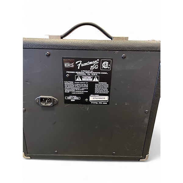 Used Fender Frontman 15G 15W Guitar Combo Amp