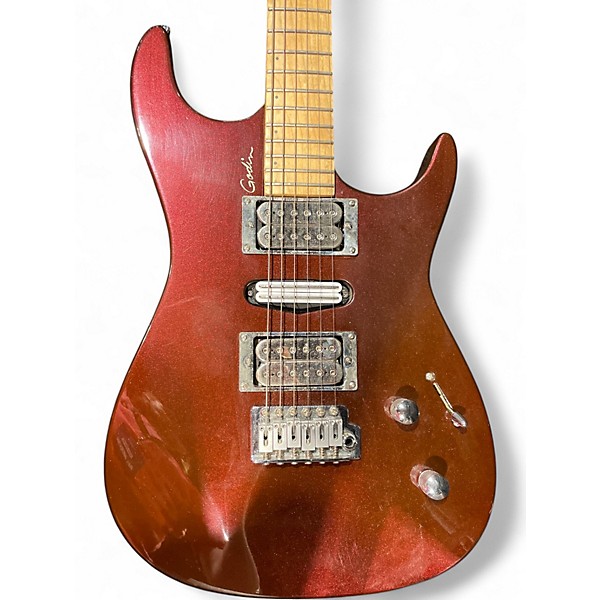 Used Godin Freeway Classic Red Solid Body Electric Guitar
