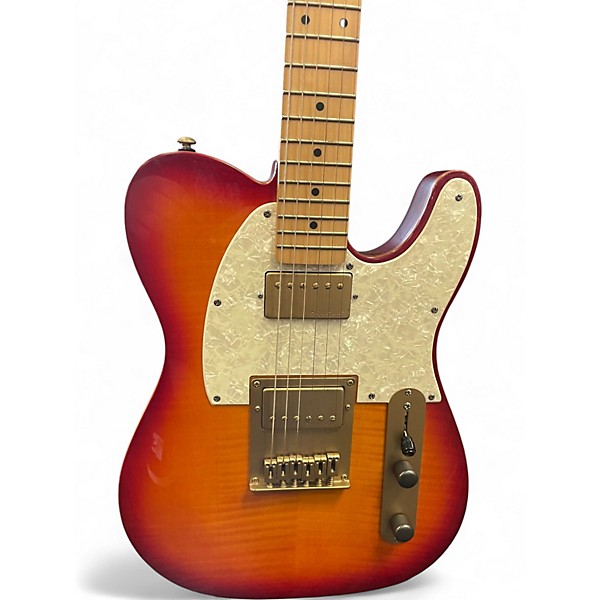Used Michael Kelly 53DB 3 Color Sunburst Solid Body Electric Guitar
