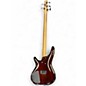 Used Ibanez SR375 5 String Orange Electric Bass Guitar