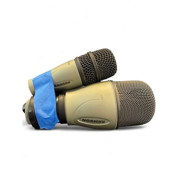 Used Samson Q Drum Mic Set 3 Piece  Drum Microphone