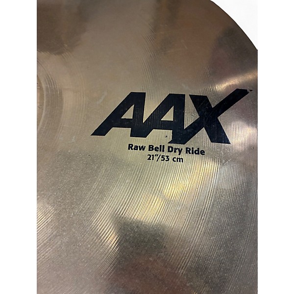 Used SABIAN 21in AAX Raw Bell Dry Ride Cymbal