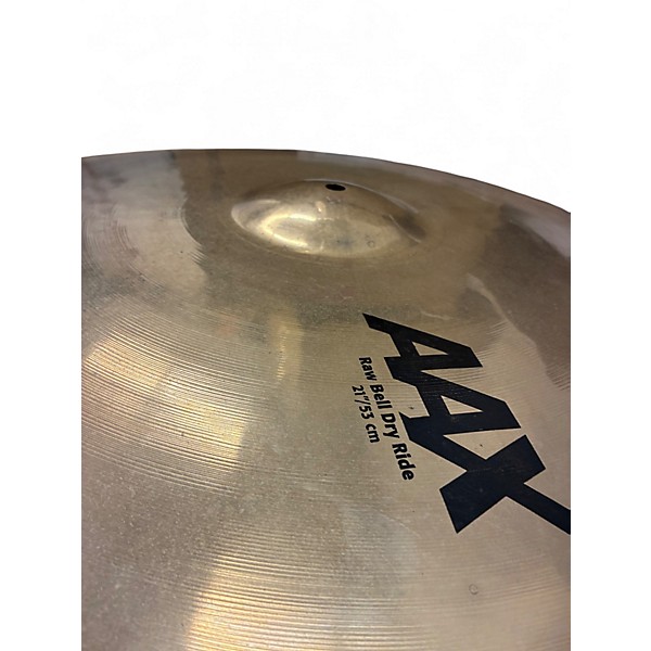 Used SABIAN 21in AAX Raw Bell Dry Ride Cymbal