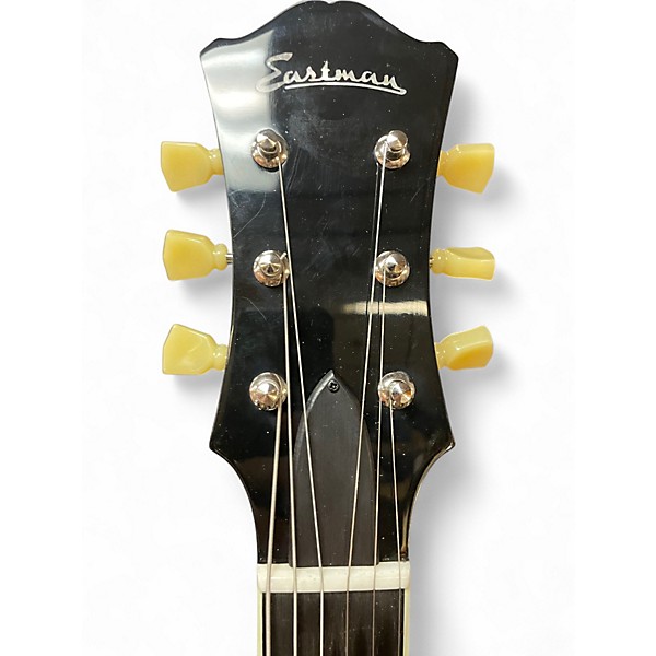 Used Eastman T64 T IBM Silver Hollow Body Electric Guitar