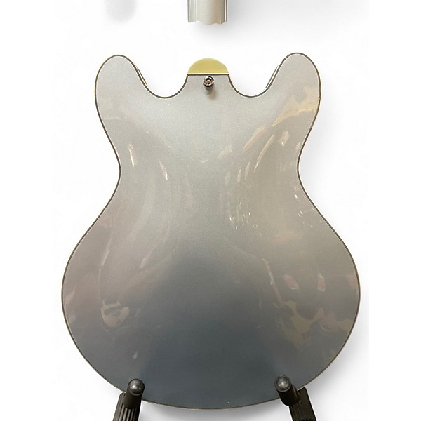 Used Eastman T64 T IBM Silver Hollow Body Electric Guitar
