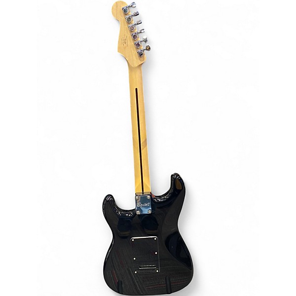 Used Squier SONIC STRATOCASTER HSS Black Solid Body Electric Guitar