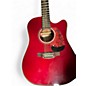 Used Takamine GD30-12 Red 12 String Acoustic Electric Guitar