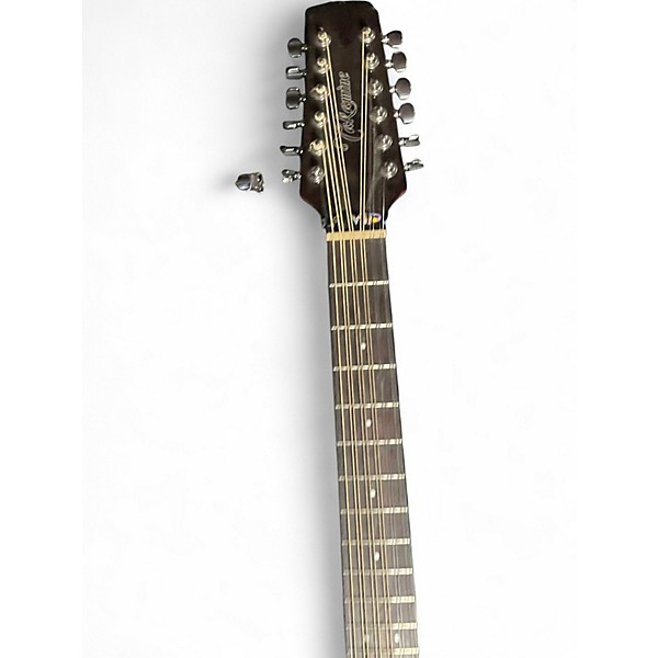 Used Takamine GD30-12 Red 12 String Acoustic Electric Guitar
