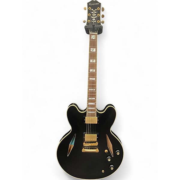 Used Epiphone Emily Wolfe Black Hollow Body Electric Guitar