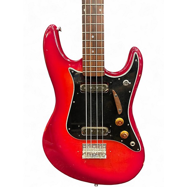 Vintage 1970s Epiphone et280 2 Tone Sunburst Electric Bass Guitar
