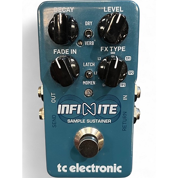 Used TC Electronic INFINITE SAMPLE SUSTAINER Effect Pedal