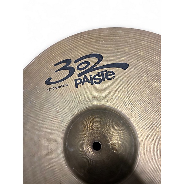 Used Paiste 18in 302 CRASH RIDE Cymbal