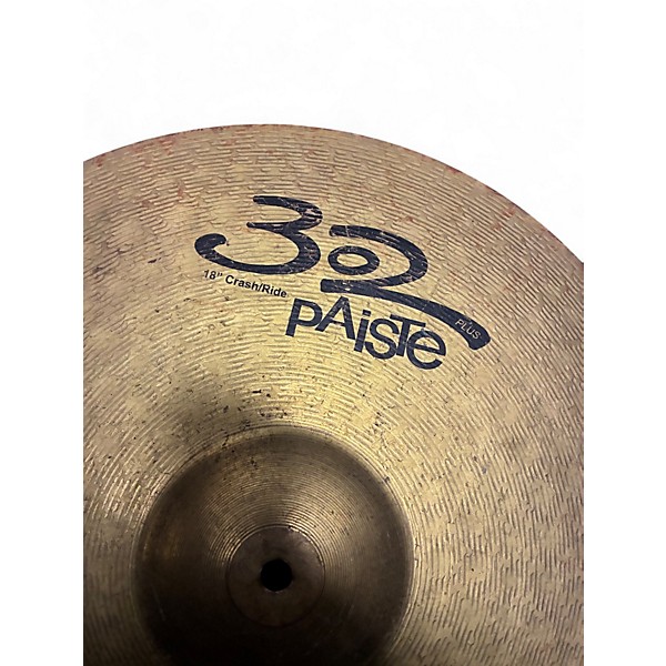 Used Paiste 18in CRASH RIDE PLUS Cymbal