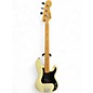 Used Fender Standard Precision Bass Antique White Electric Bass Guitar thumbnail