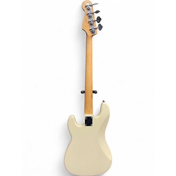 Used Fender Standard Precision Bass Antique White Electric Bass Guitar