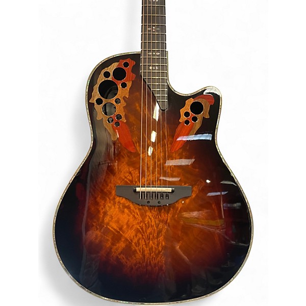 Used Ovation C2078AXP Elite Plus Exotic Wood Solid Body Electric Guitar