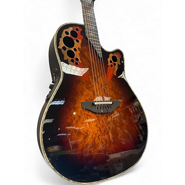 Used Ovation C2078AXP Elite Plus Exotic Wood Solid Body Electric Guitar