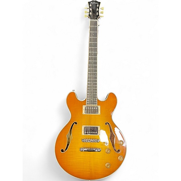 Used Eastman T184 YELLOW Hollow Body Electric Guitar