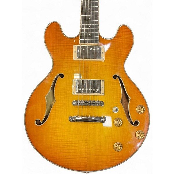 Used Eastman T184 YELLOW Hollow Body Electric Guitar