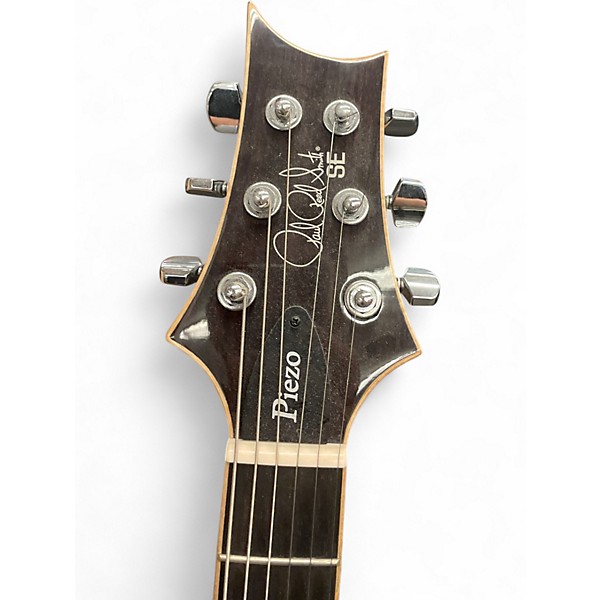 Used PRS PIEZO SE Trans Green Hollow Body Electric Guitar