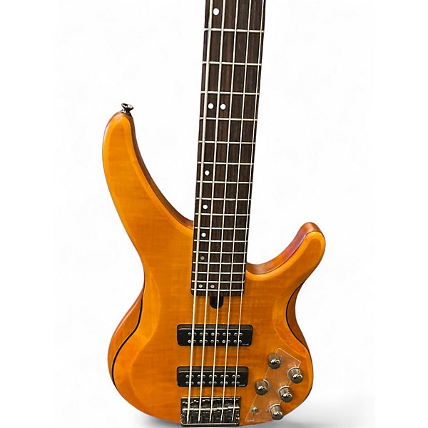 Used Yamaha TRBX605FM Natural Electric Bass Guitar
