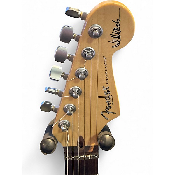 Used Fender Artist Series Jeff Beck Stratocaster Surf Green Solid Body Electric Guitar