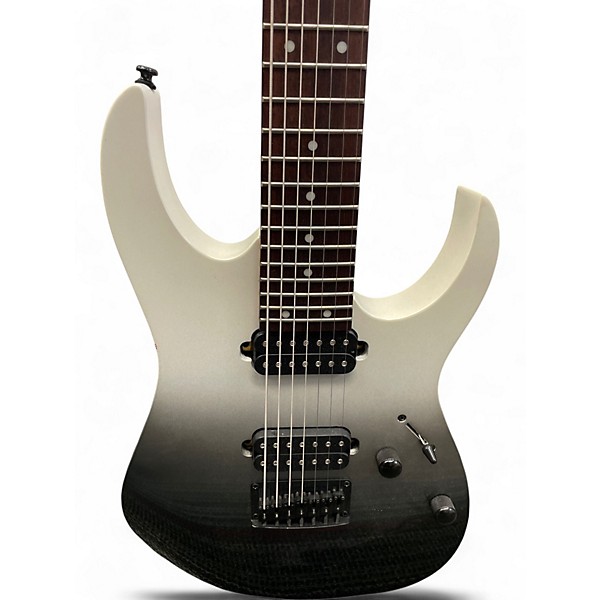 Used Ibanez RG7421 RG Series BLACK FADE Solid Body Electric Guitar